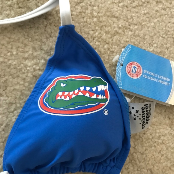 NWT Florida Gators Bikini Royal Blue Logo Swimsuit - Picture 2 of 3